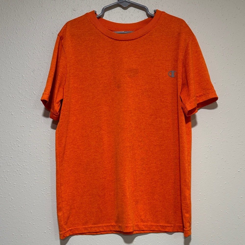 5/20$ Champion Kids 10/12 Bright Orange Tee